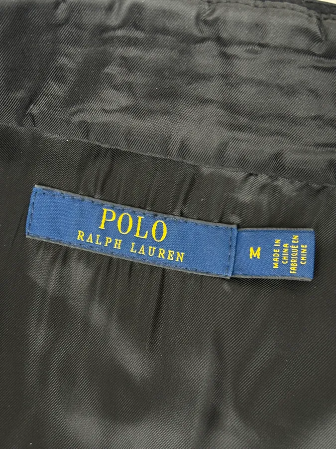Polo Ralph Lauren Black Wool Military Blazer Officer Napoleon Jacket - Image 10
