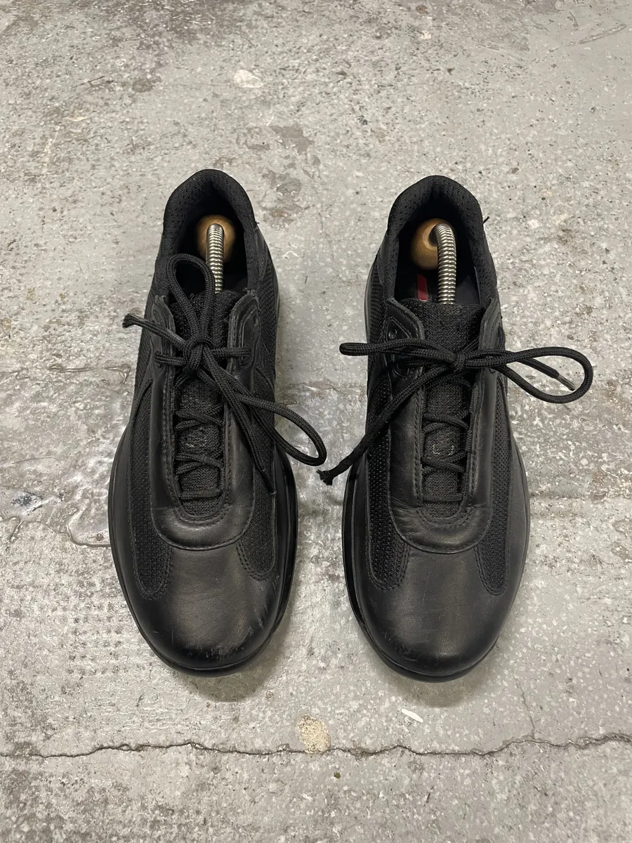 Prada America's Cup Black Low Sneakers - Image 4