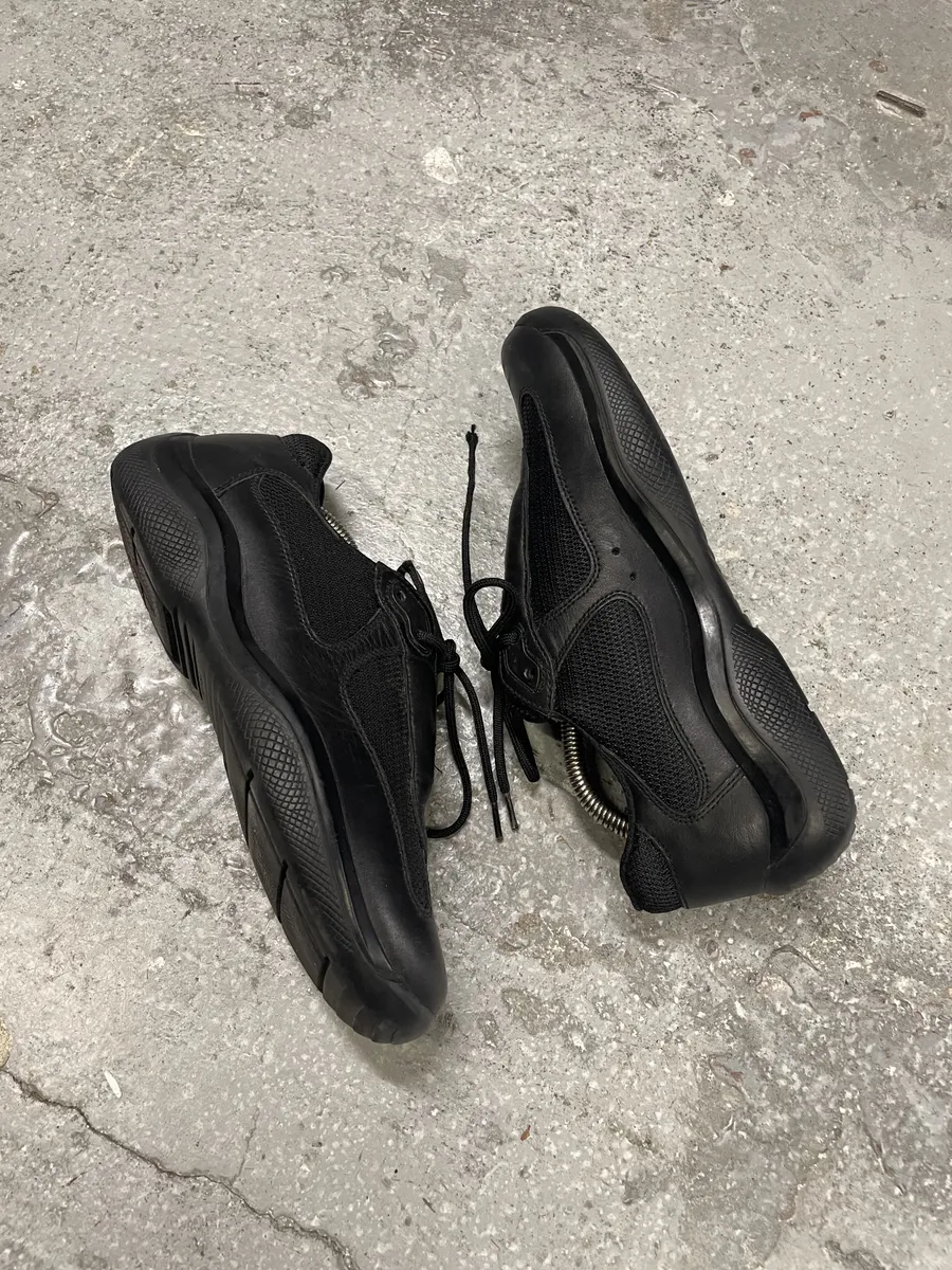Prada America's Cup Black Low Sneakers - Image 6
