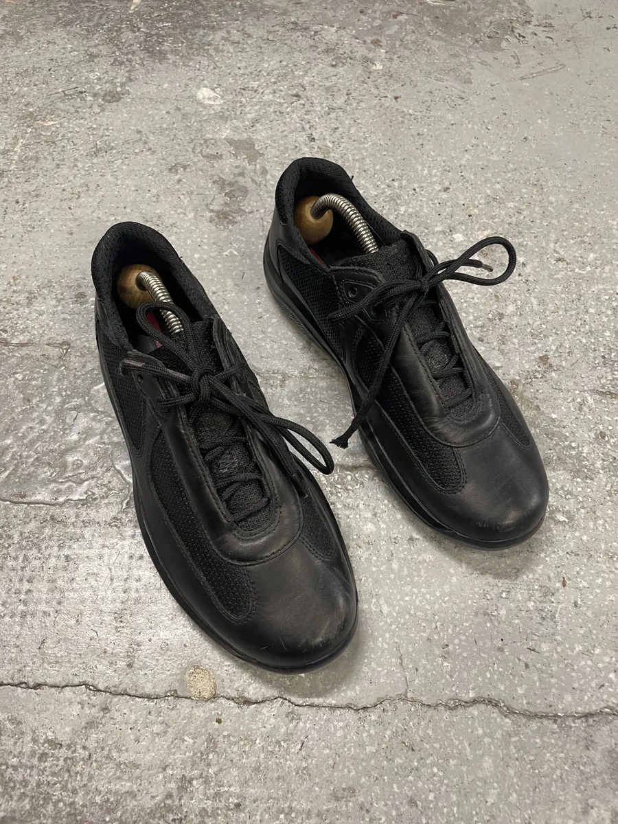 Prada America's Cup Black Low Sneakers - Image 7