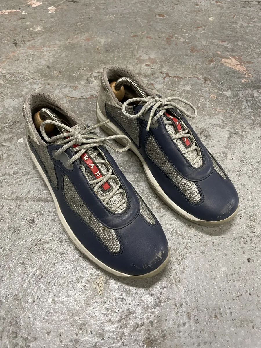 Prada America's Cup Blue Nevada Shoes - Image 5
