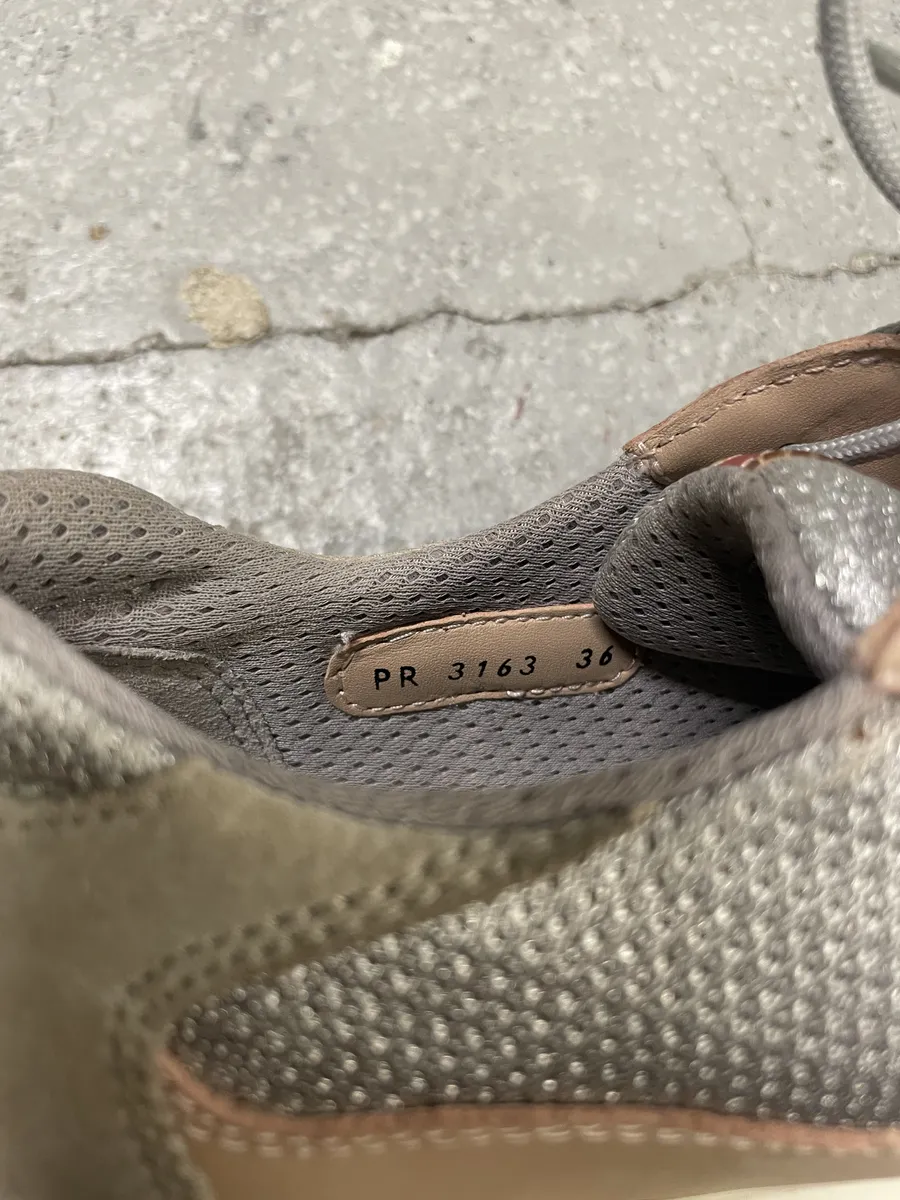 Prada Americas Cup Pale Pink Low Sneakers - Image 9