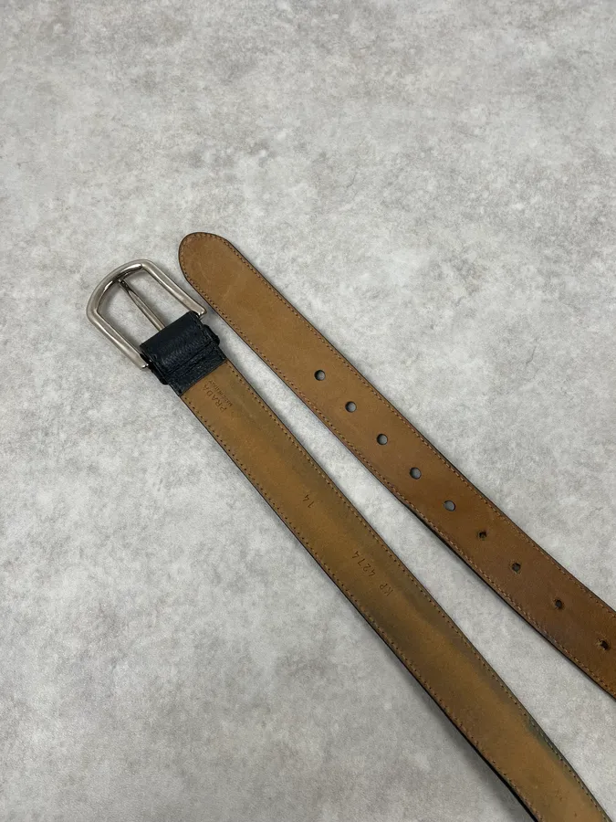 Prada Black Leather Belt - Image 4