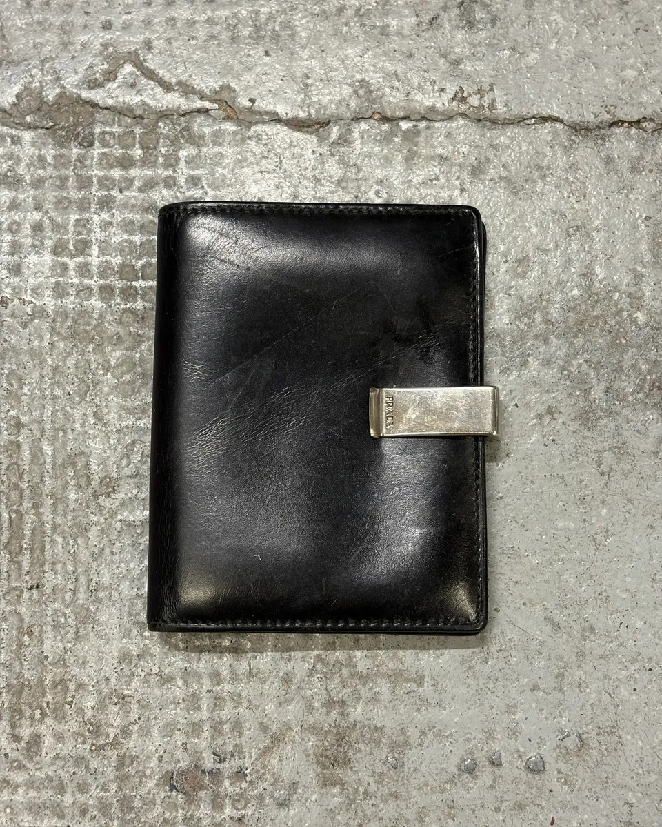 Prada Black Leather Wallet