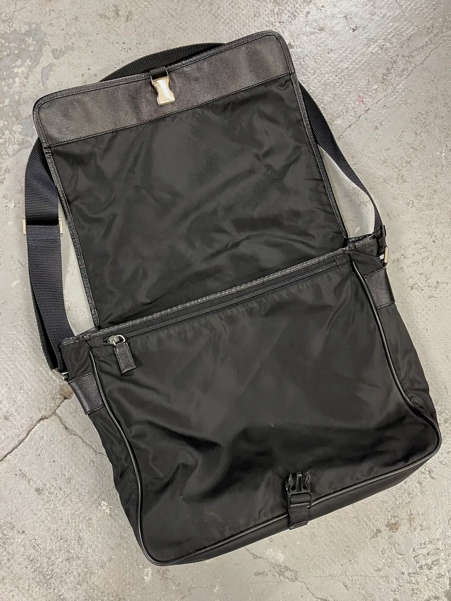 Prada Black Shoulder Bag - Image 2