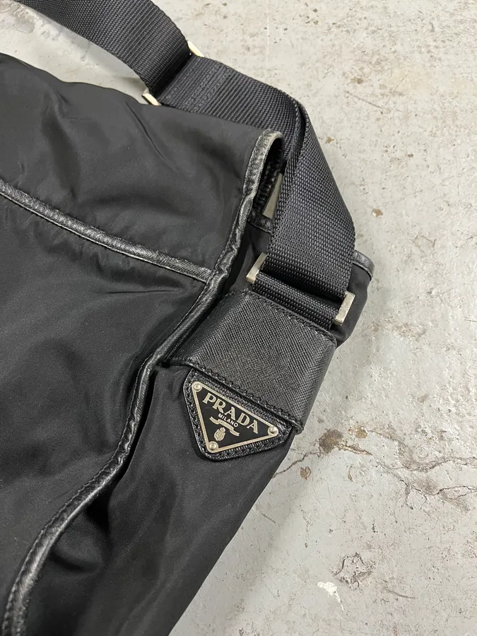 Prada Black Shoulder Bag - Image 3