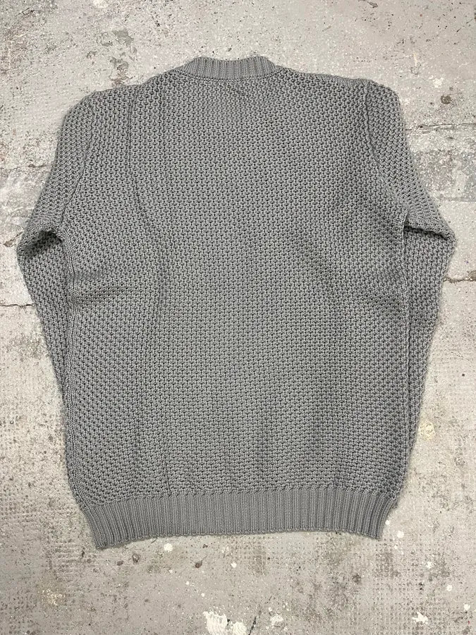 Prada Grey Wool Imperial Sweater - Image 2