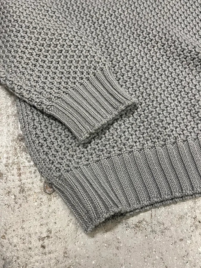 Prada Grey Wool Imperial Sweater - Image 5