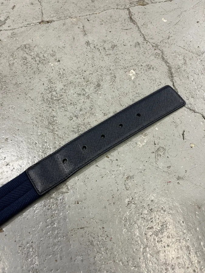 Prada Hybrid Navy Belt - Image 7