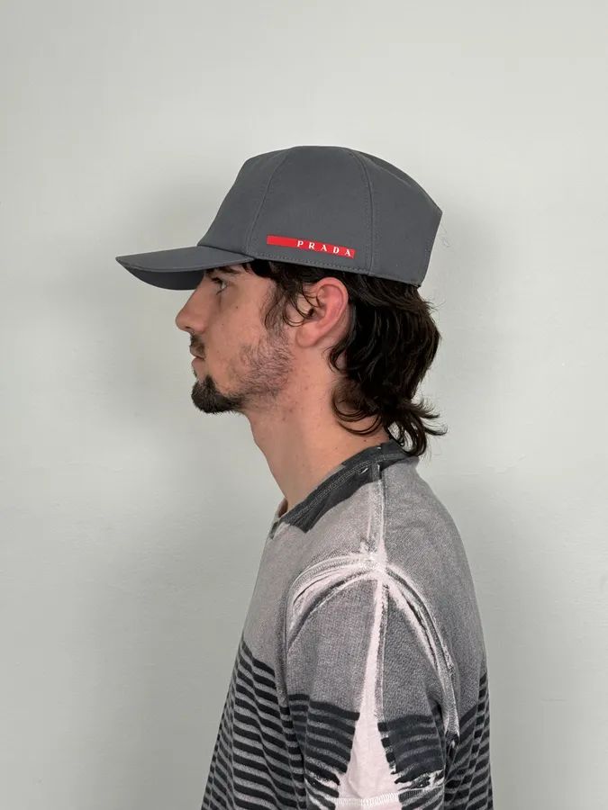 Prada Luna Rossa Grey Pirelli Racing Cap - Image 3