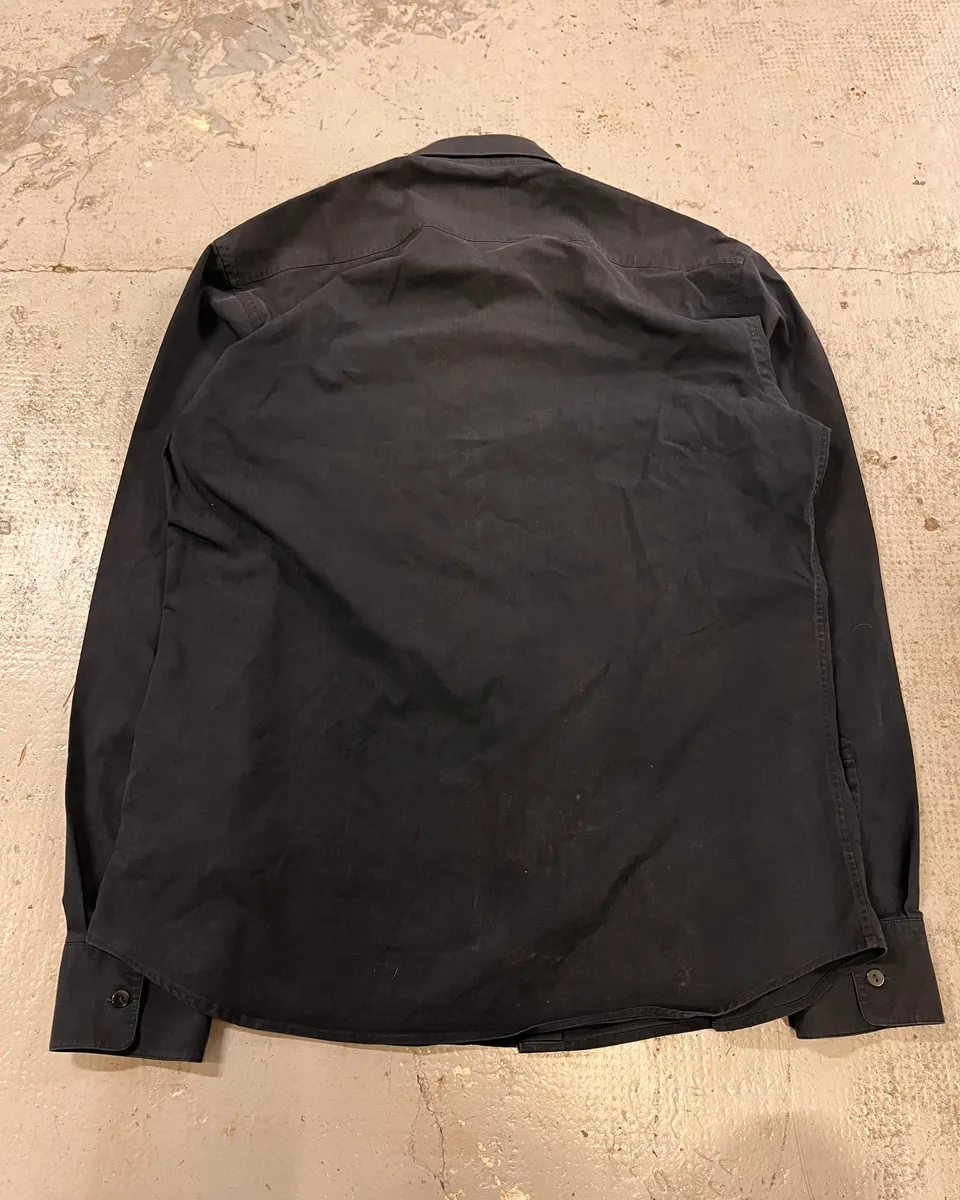 Prada Navy Minimalist Shirt - Image 7
