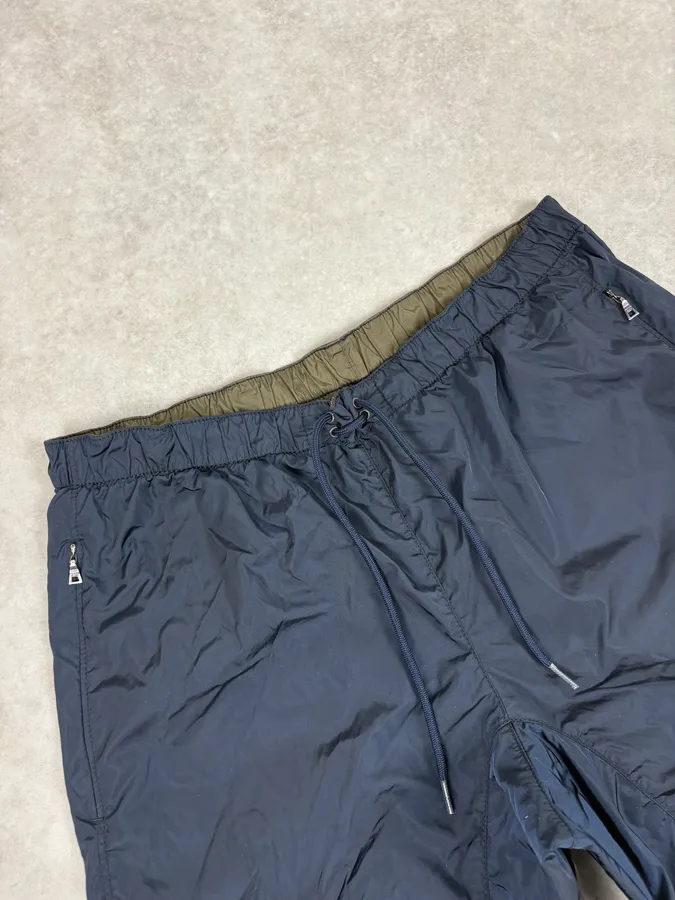 Prada Navy Nylon Swim Shorts - Image 6
