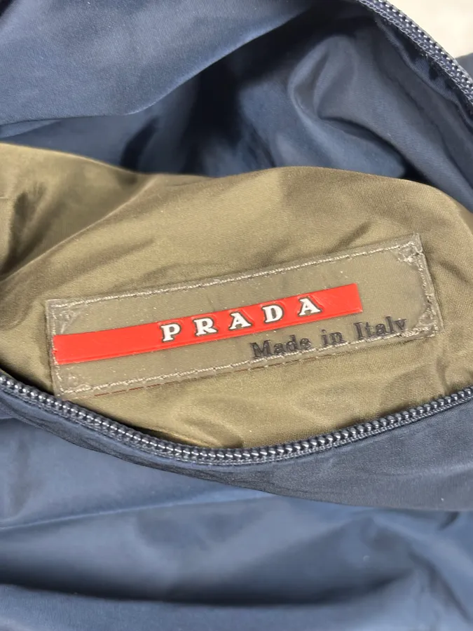 Prada Navy Nylon Swim Shorts - Image 9