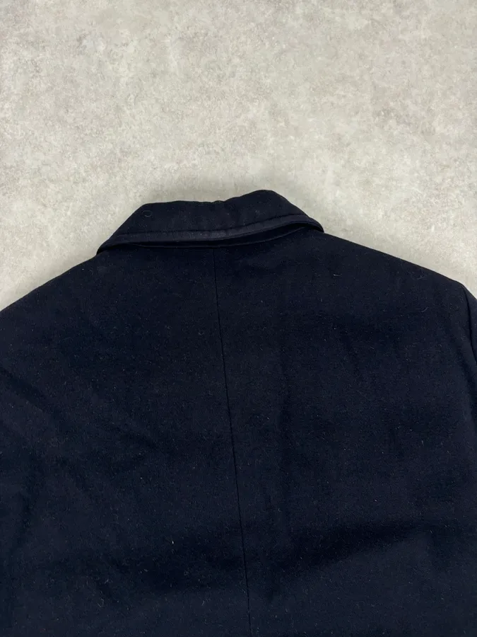 Prada Navy Wool Down Quilted Harrington Jacket - Image 6