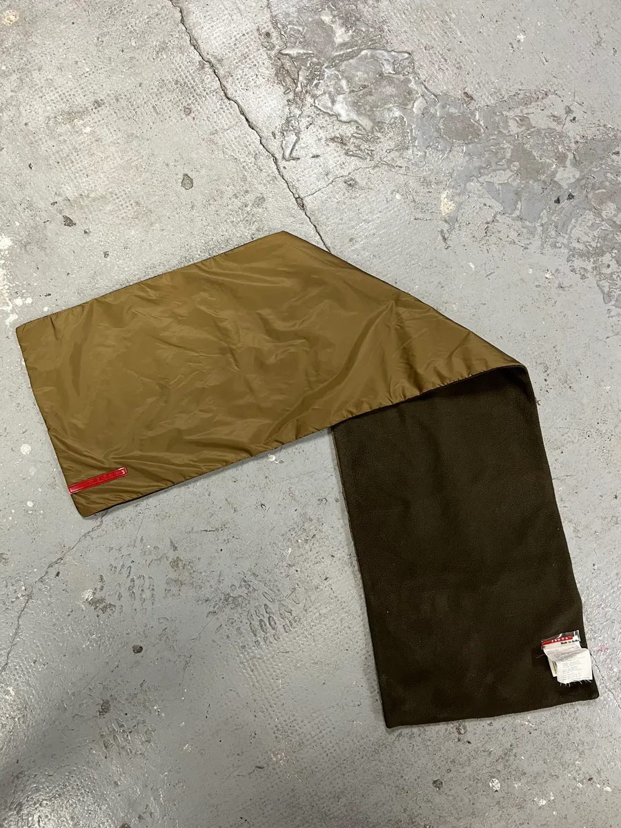 Prada Nylon Green Scarf - Image 2