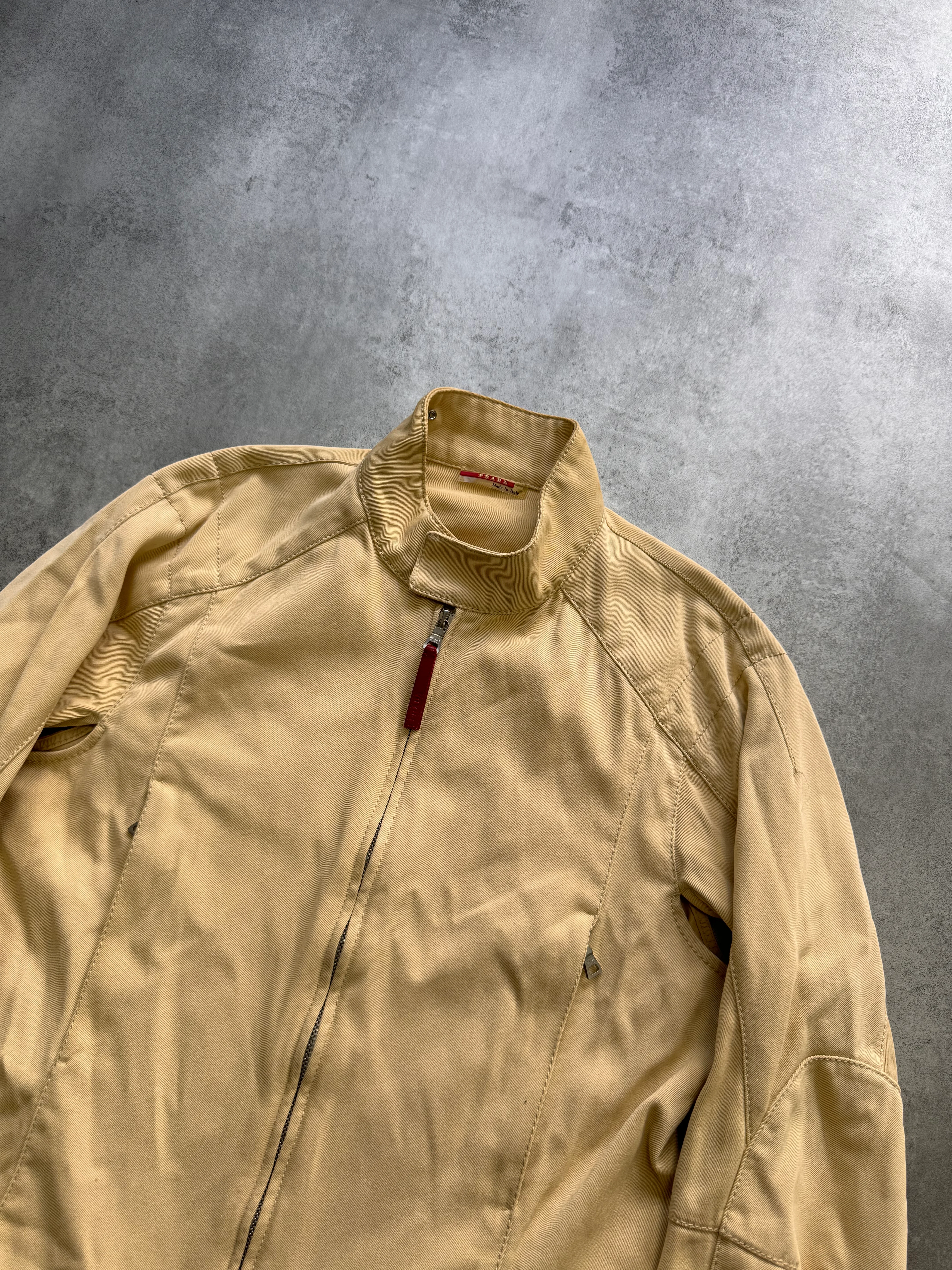 Prada Racer Beige Jacket (XS/S) - Image 2