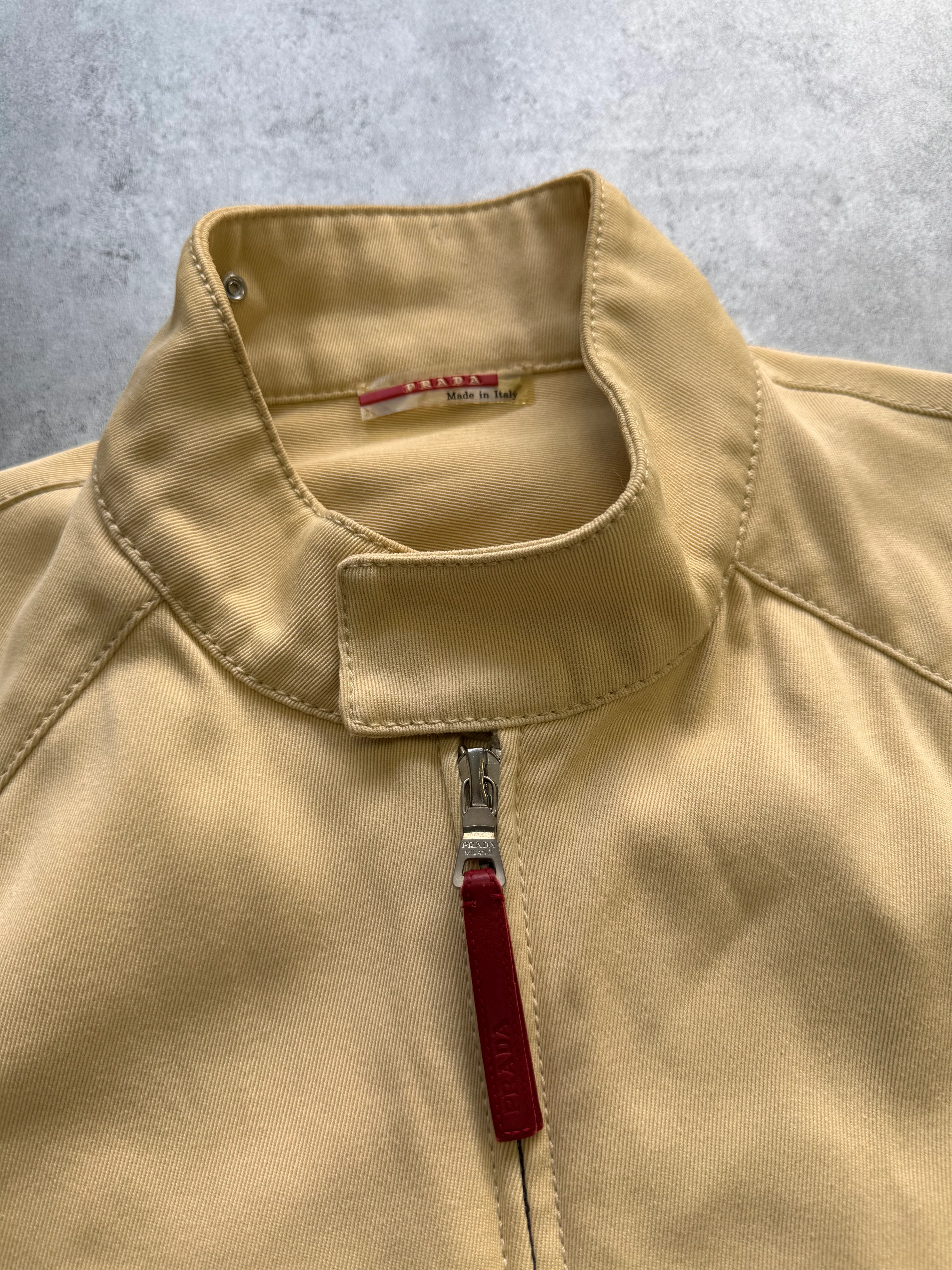Prada Racer Beige Jacket (XS/S) - Image 3