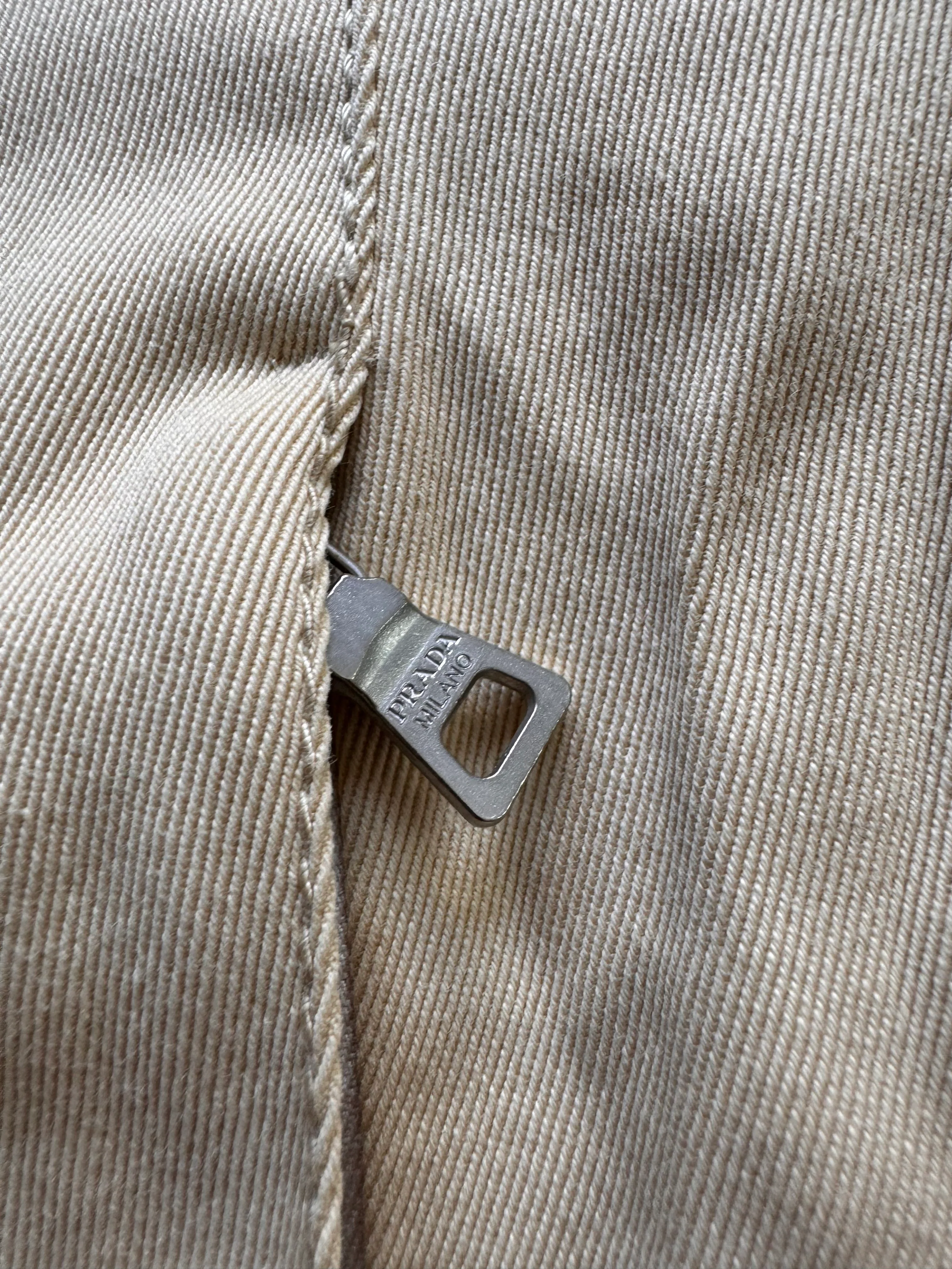 Prada Racer Beige Jacket (XS/S) - Image 4