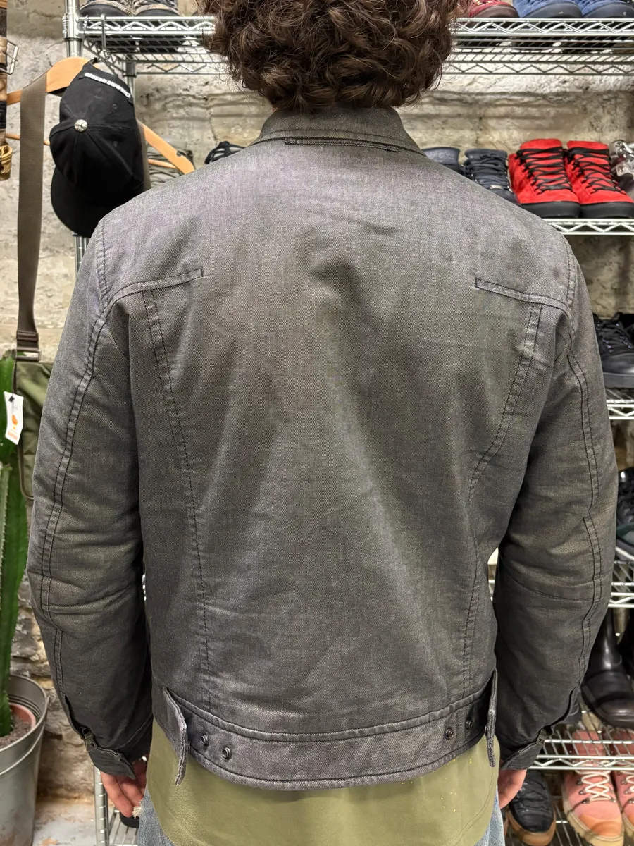 Prada Raw Grey Denim Jacket - Image 4