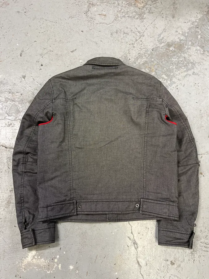 Prada Raw Grey Denim Jacket - Image 8