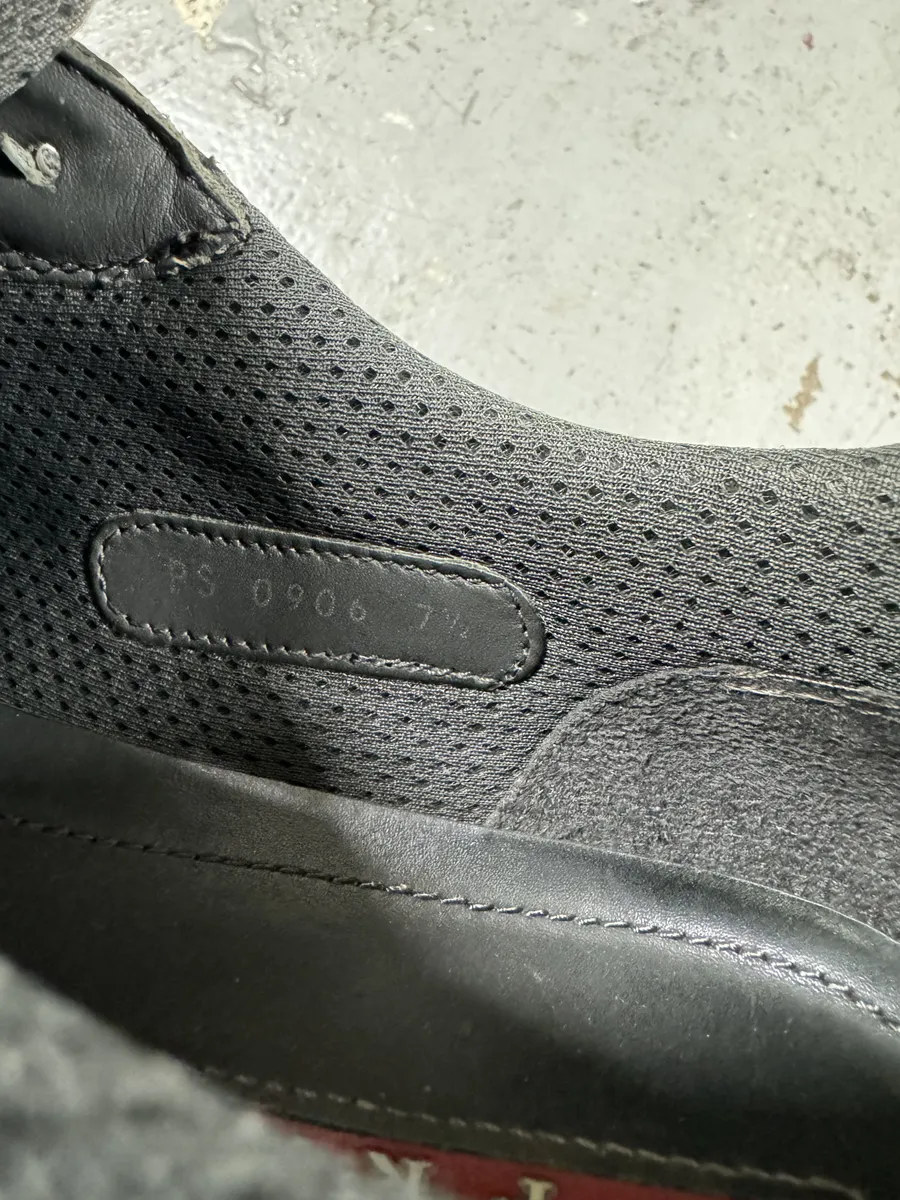 Prada Satin Olive Leather America's Cup Shoes - Image 7