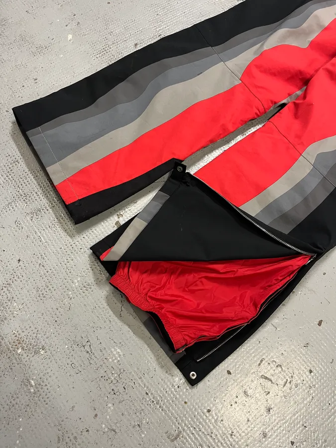 Prada Thermic Effect Red & Grey Ski Pants - Image 10