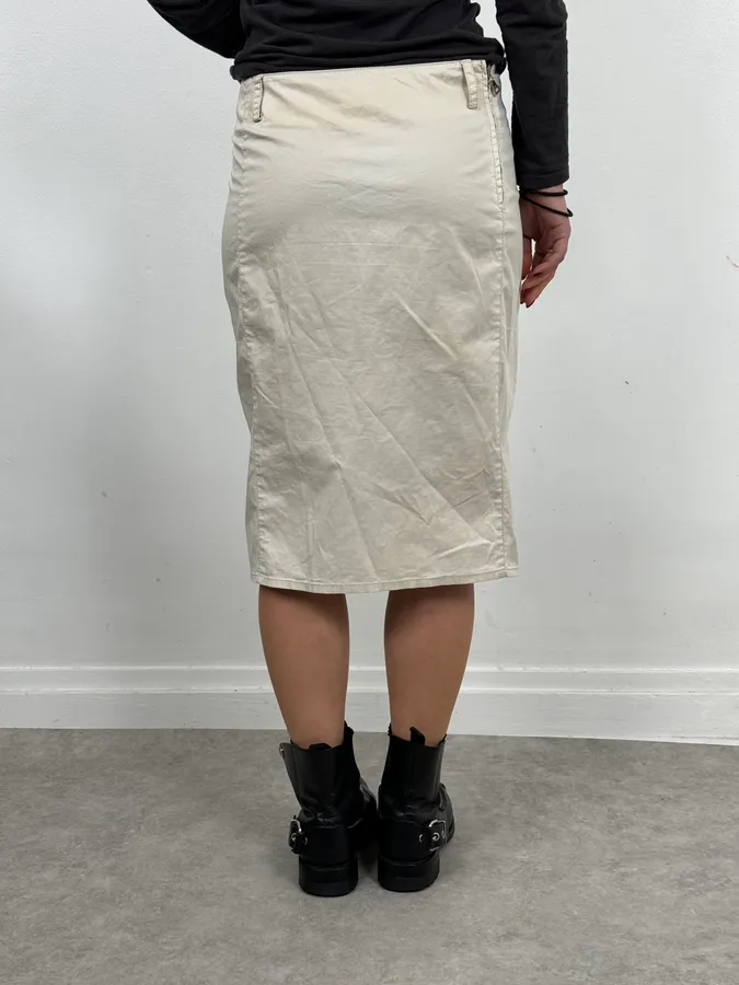 Prada White Utility Multi Zips Skirt - Image 3