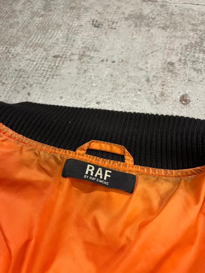 Raf Simons Black Quilted Puffer Jacket - Image 8
