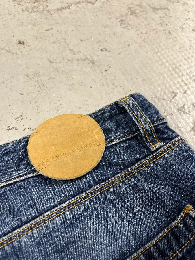 Raf Simons Faded Blue Denim Jeans - Image 10