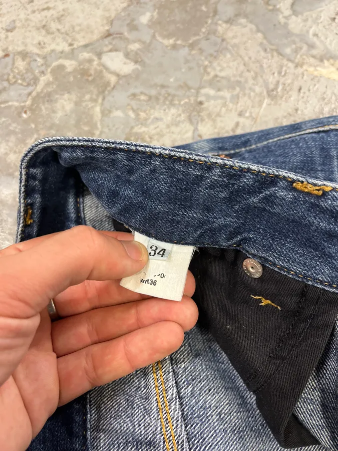Raf Simons Faded Blue Denim Jeans - Image 13