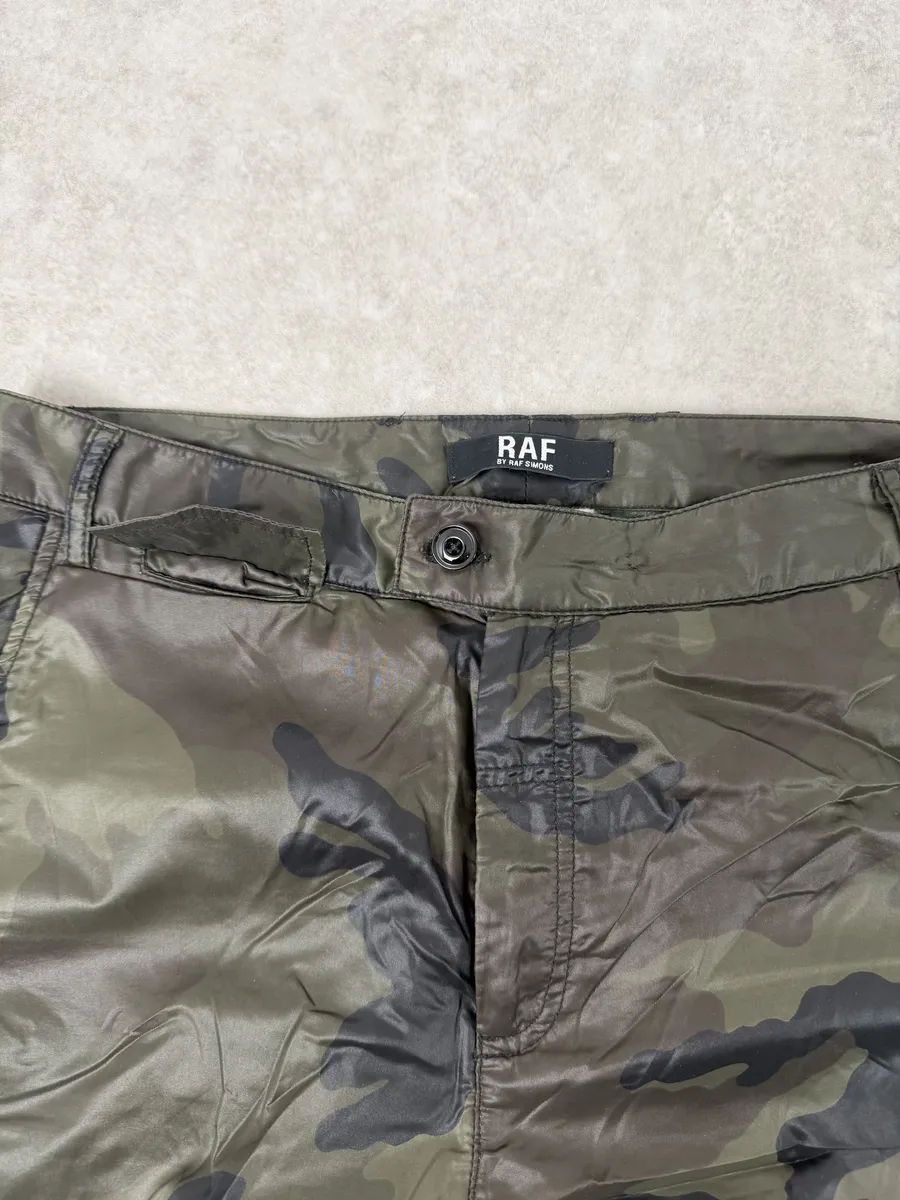 Raf Simons Military Green Camo Cargo Pants - Image 9