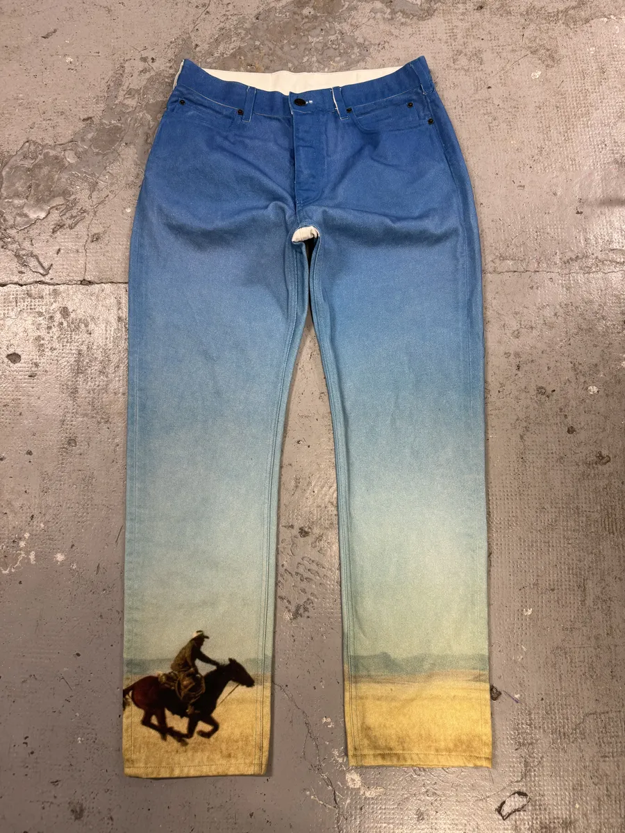Raf Simons x Calvin Klein EST 1978 Blue Cowboy Jeans - Image 4