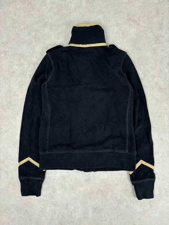 Ralph Lauren Black Military Officer Gold Button Jacket - Image 5
