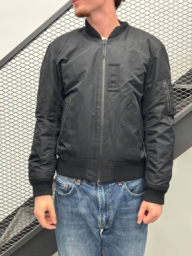Ralph Lauren Black Nylon Multi-Pocket Bomber Jacket - Image 2