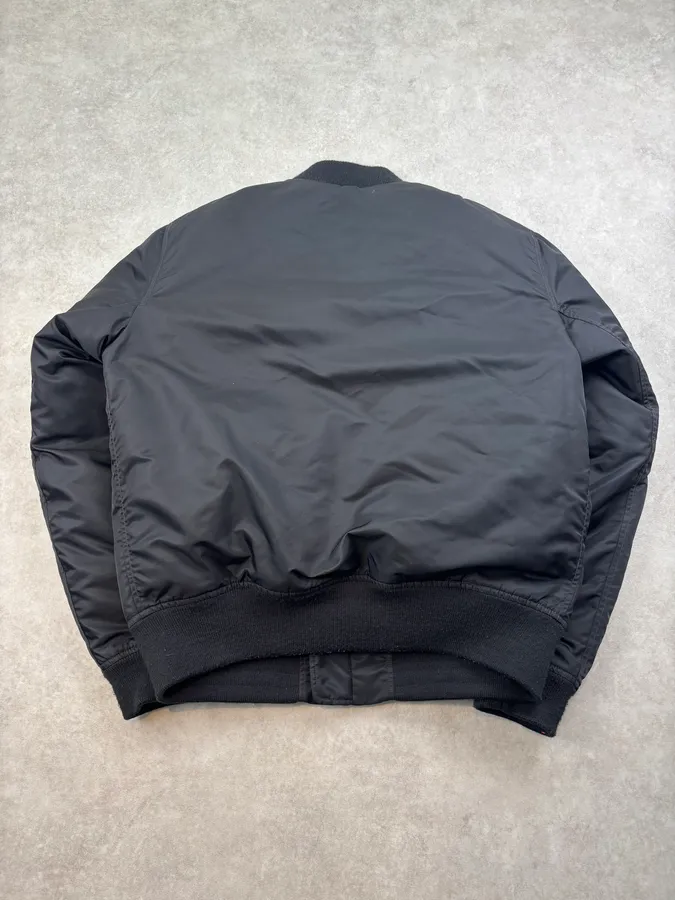 Ralph Lauren Black Nylon Multi-Pocket Bomber Jacket - Image 5