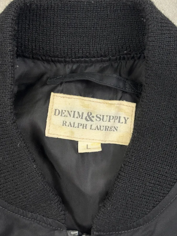 Ralph Lauren Black Nylon Multi-Pocket Bomber Jacket - Image 8