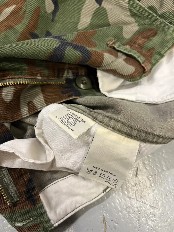 Ralph Lauren Denim & Supply Corduroy Camo Cargo Pants - Image 14