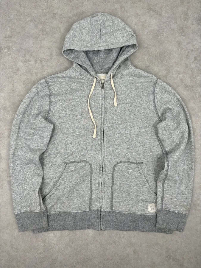 Ralph Lauren Denim & Supply Grey American Flag Zip-up Hoodie - Image 2