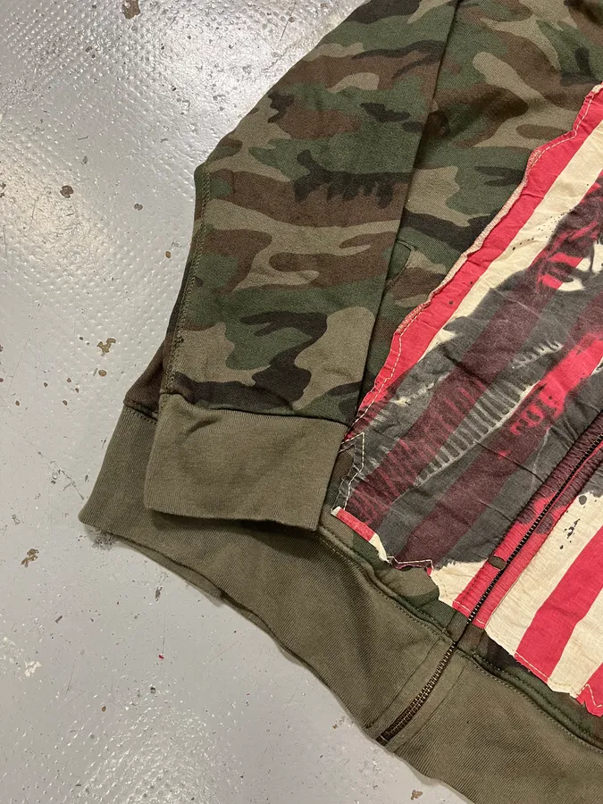 Ralph Lauren Denim USA Flag Camo Hoodie - Image 6