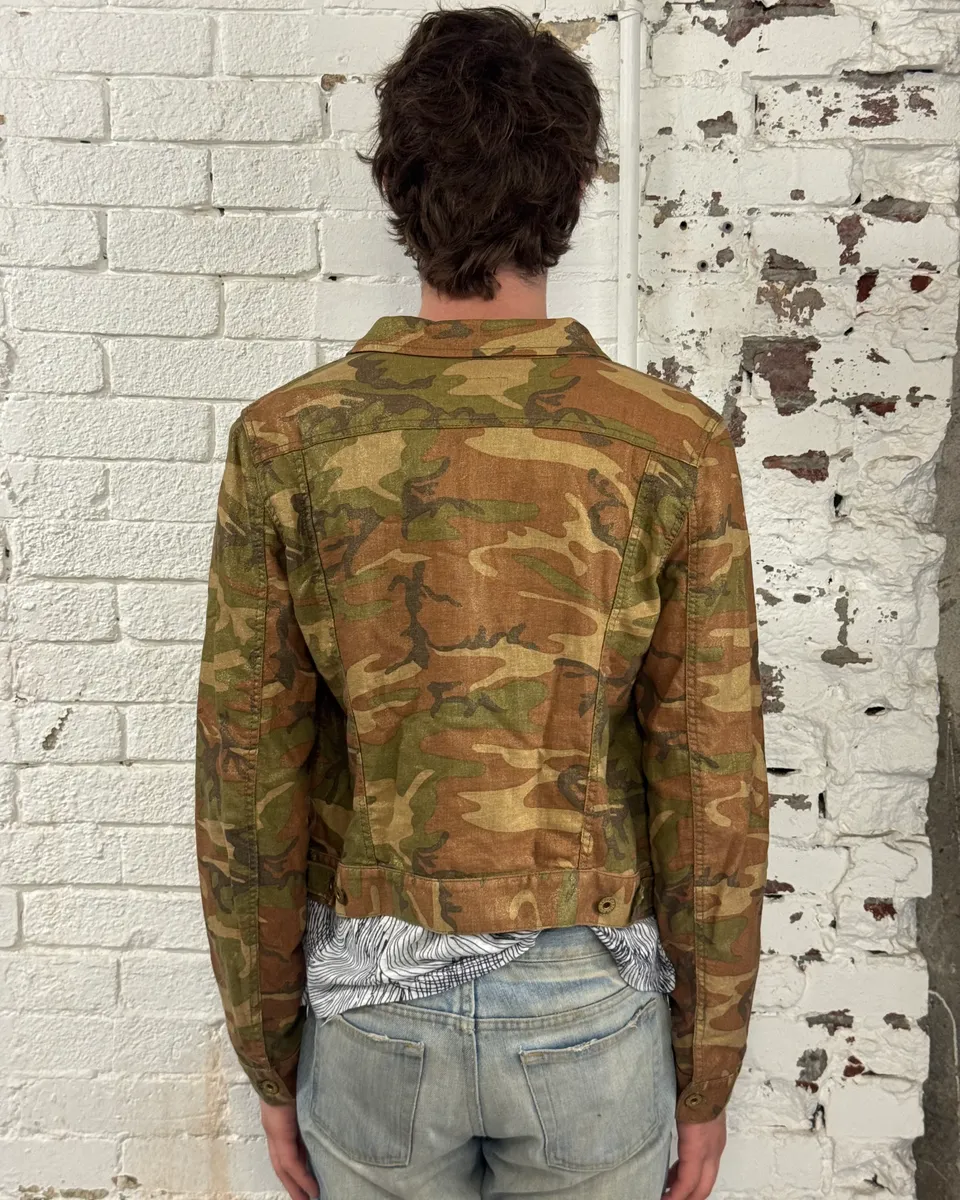 Ralph Lauren Shiny Camo Tucker Jacket - Image 4