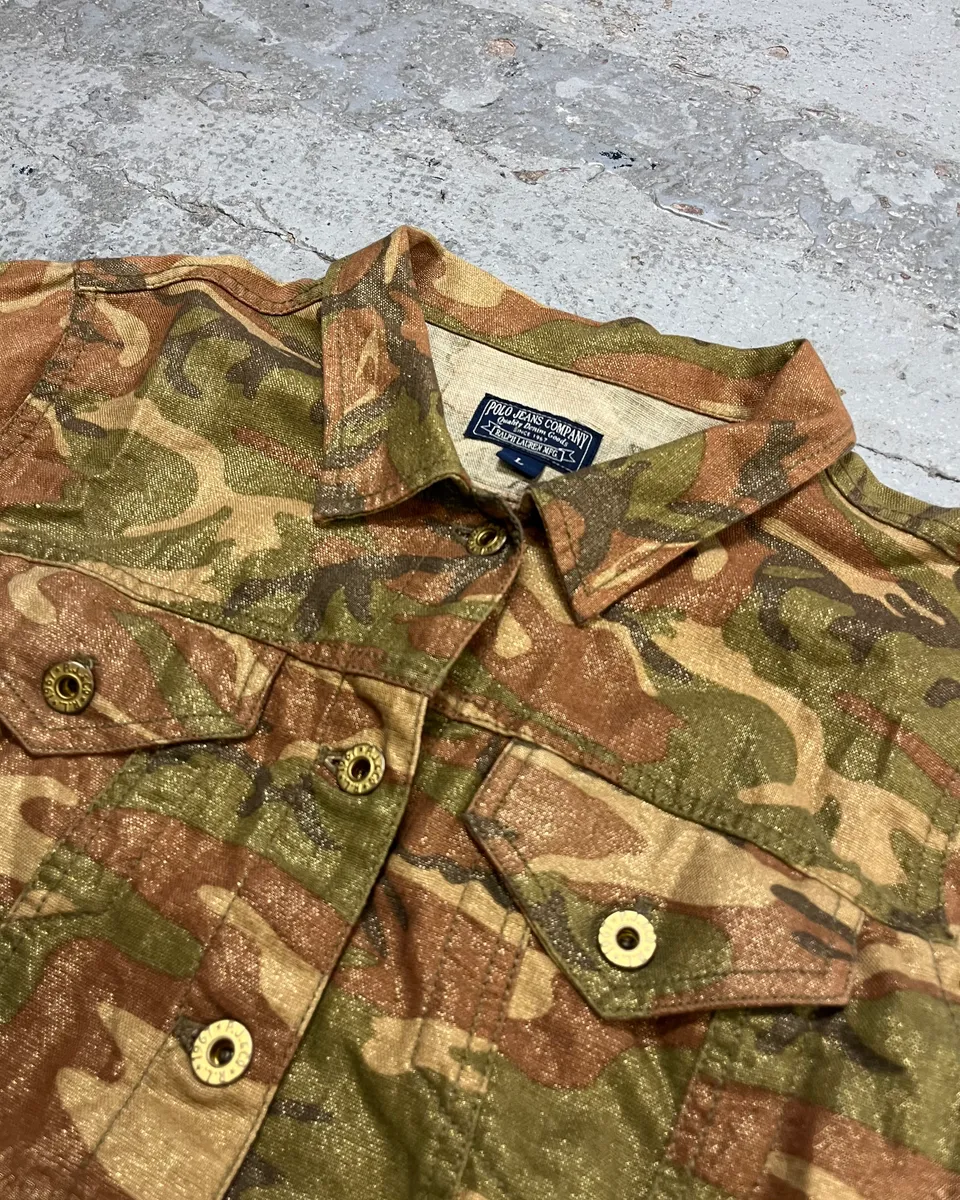 Ralph Lauren Shiny Camo Tucker Jacket - Image 6