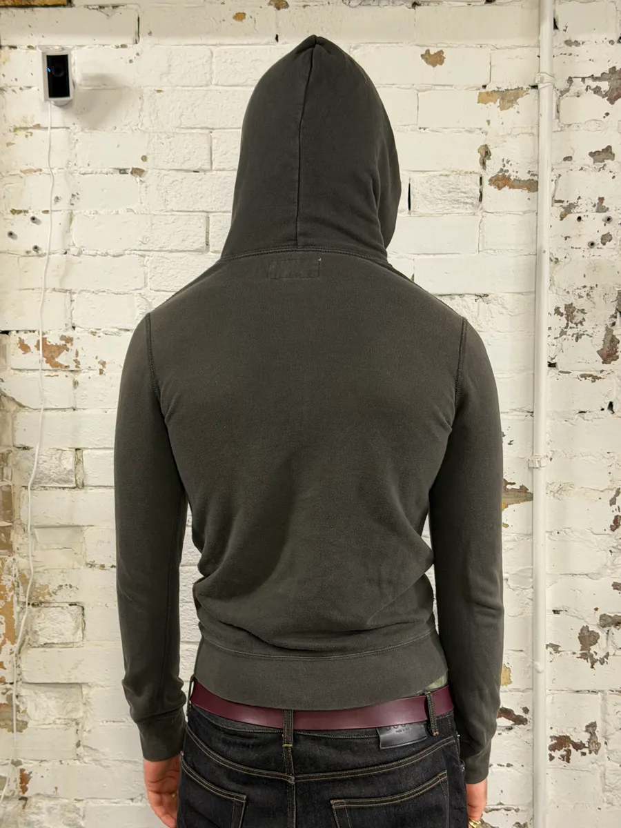 Ralph Lauren USA Flag Grey Faded Zip Hoodie - Image 3