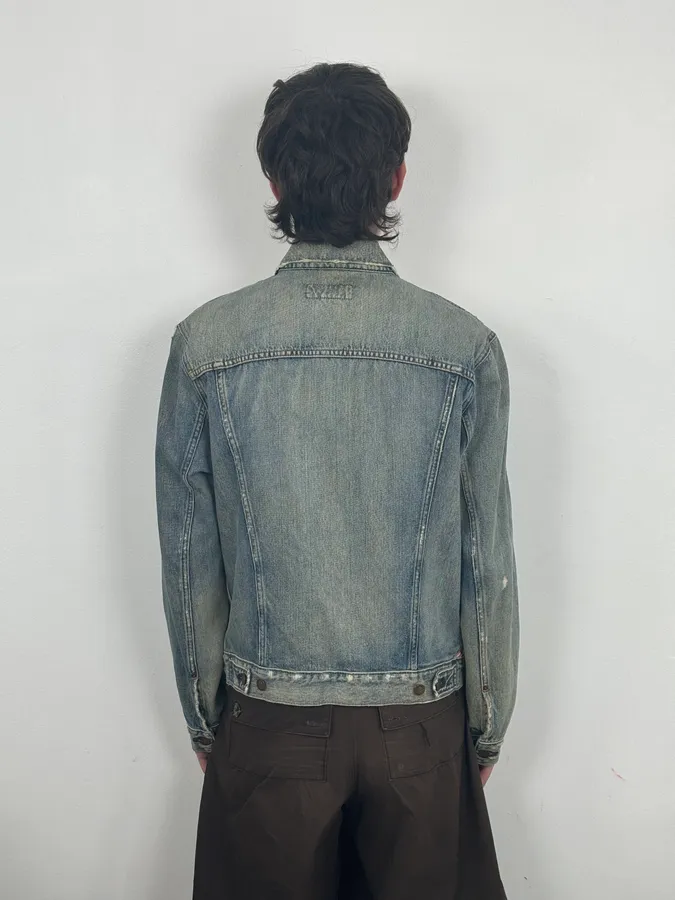 Ralph Laurent Denim & Supply Faded Blue Denim Jacket - Image 3
