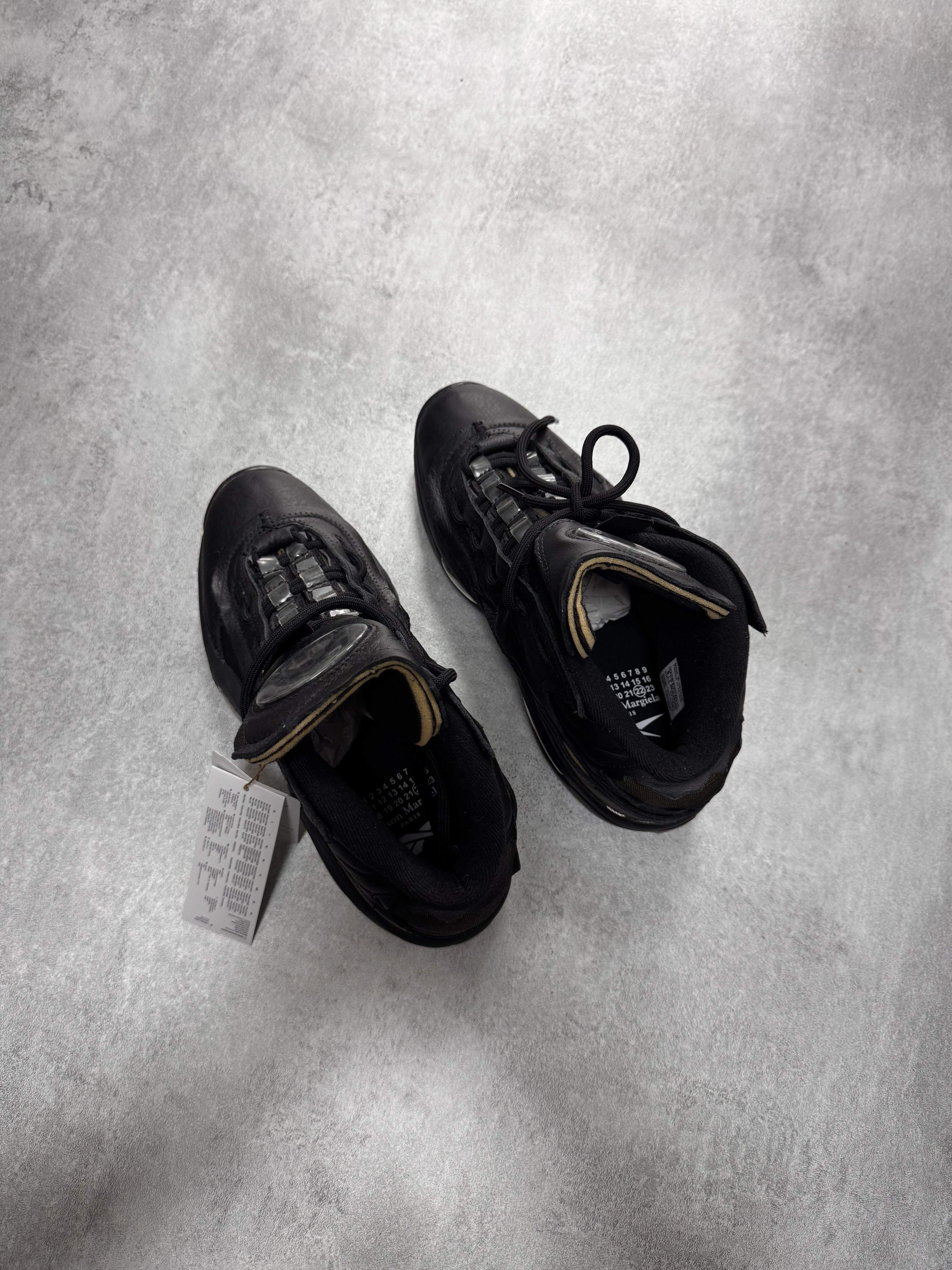 Reebok x Maison Margiela Question Mid Black Sneakers - Image 10