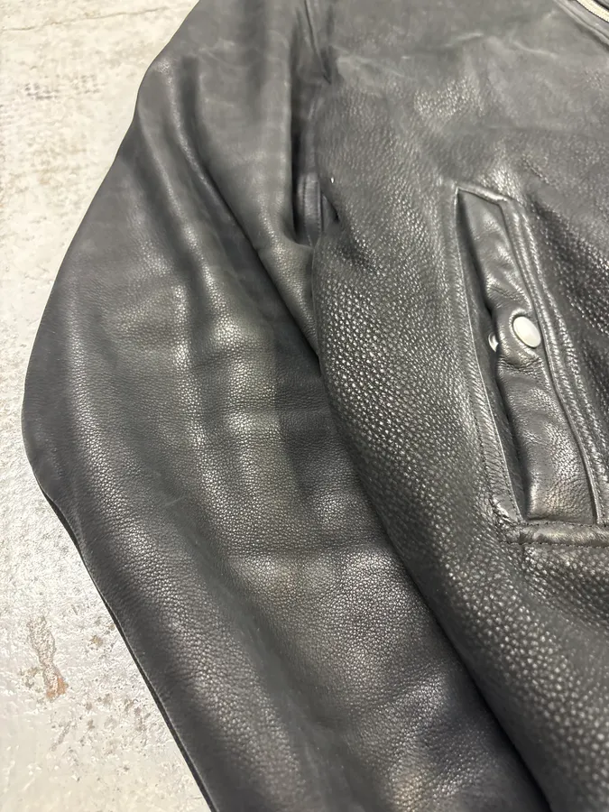 Rick Owens Black Premium Biker Leather Jacket - Image 11