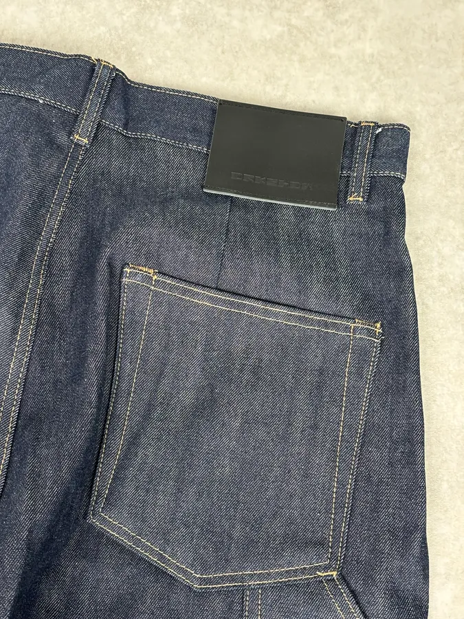 Rick Owens Carpenter Navy Denim Jeans - Image 8
