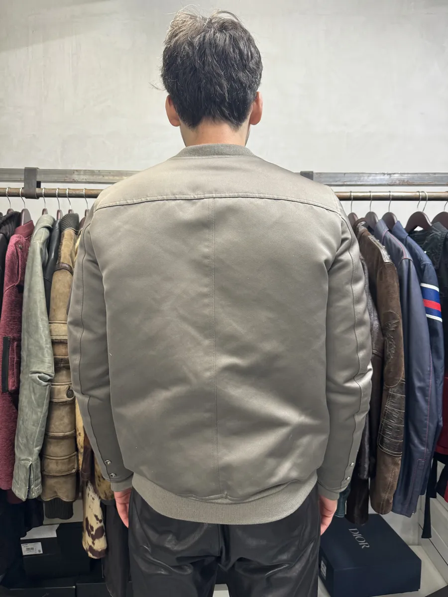 Rick Owens Grey Astro Bomber Jacket - Image 4
