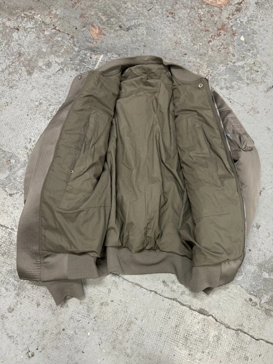 Rick Owens Grey Astro Bomber Jacket - Image 8
