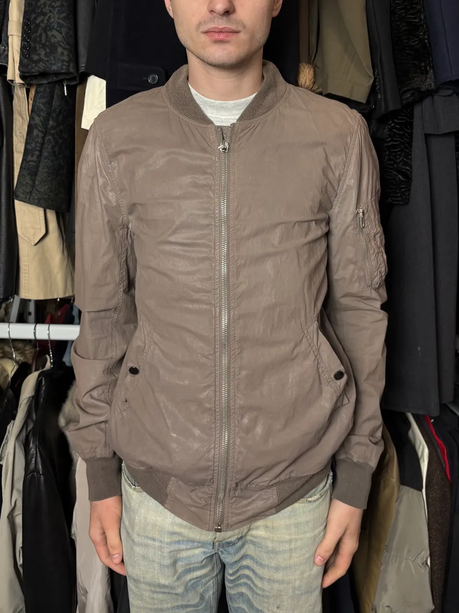 Rick Owens Grey Light Jacket - Image 2