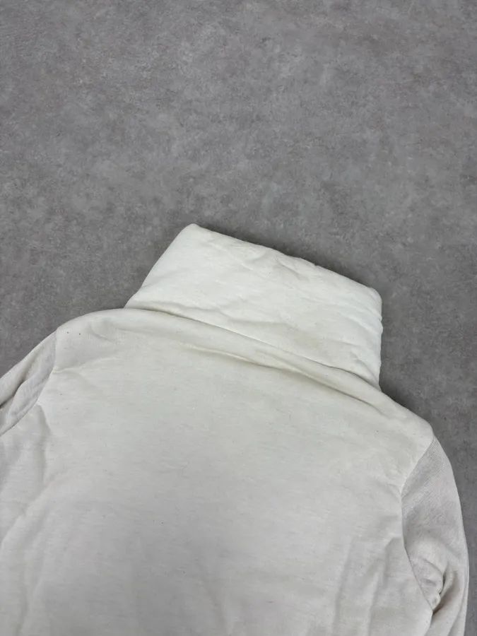 Rick Owens Uues White Hybrid Bomber Jacket - Image 8